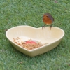 ILR-D "I Love Robins Ceramic Dish" Comedero tipo plato de cerámica