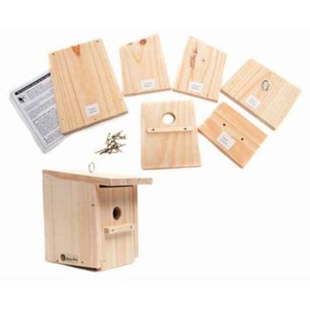 Caja nido para pájaros. Kit de construcción educativo